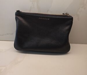Sandro Sleek Black Wristlet